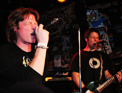 NOV. 18, 2005. CBGB. JOEY AND WALT SINGING A TENDER LOVE SONG. YEH RIGHT.