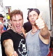 2000?  YEAH!!!  JOHNNY WITH TIM FROM RANCID BACKSTAGE AT THE WARPED TOUR SHOW.