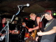 WALT STACK (RIGHT) WITH JEFF MAGNUM OF THE DEAD BOYS! (CENTER) AND DAVE WASTED OF THE CYCLONES! (LEFT)